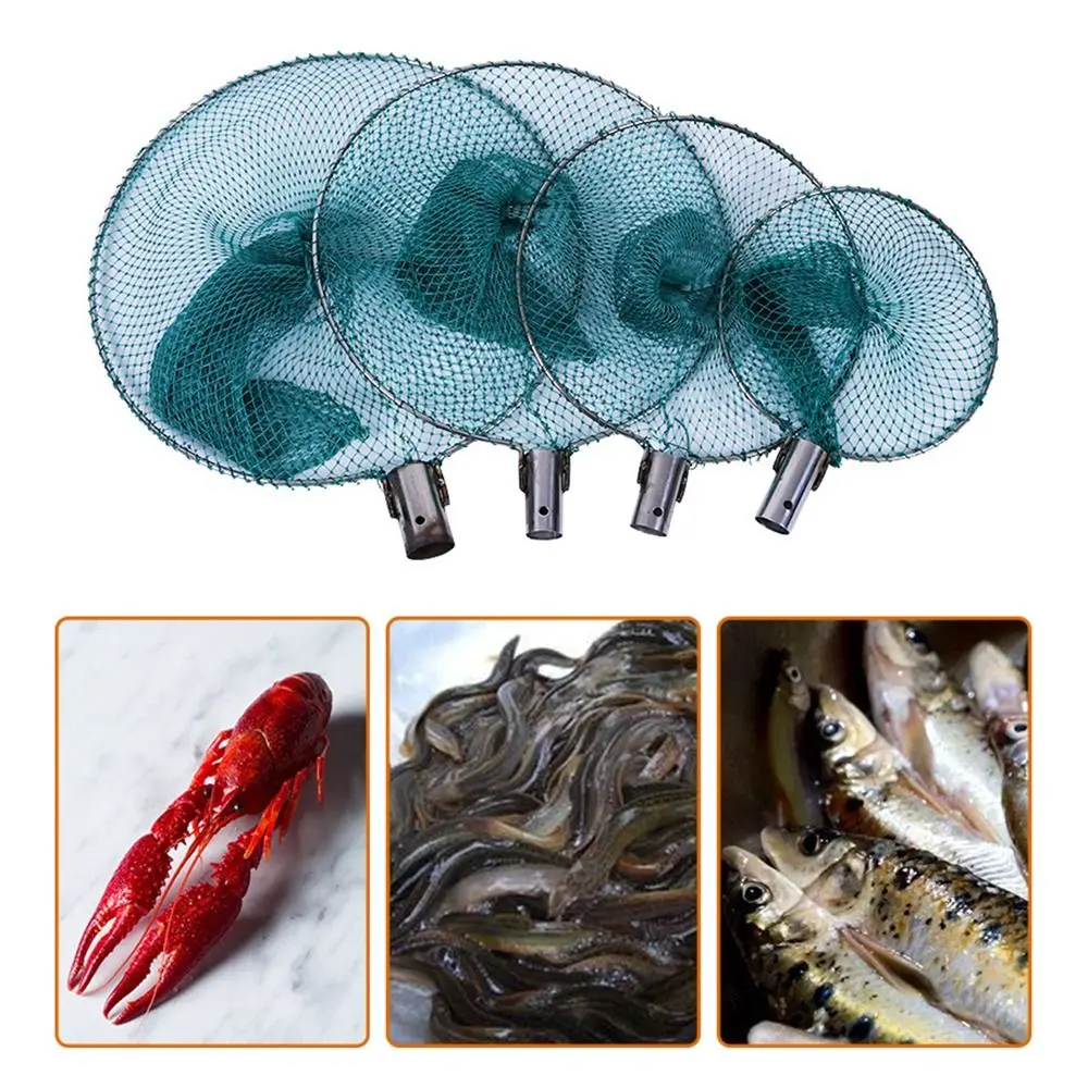 Fish Landing Net With Telescoping Handle Crab Nets For Crabbing Equipment  Gear Net Freshwater For Outdoor Playing For Men Women - AliExpress