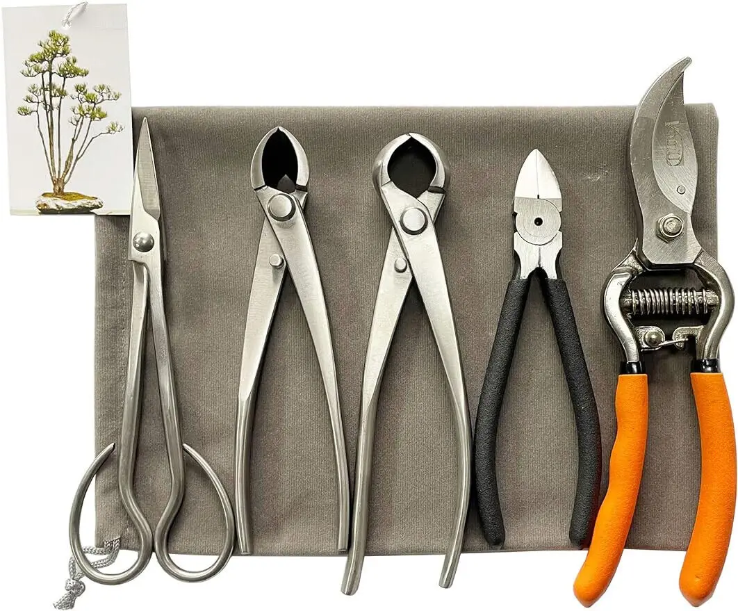 5-Piece Bonsai Tool Set – Precision Pruning Kit 1