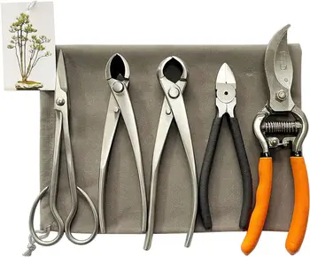 5-Piece Bonsai Tool Set – Precision Pruning Kit 1
