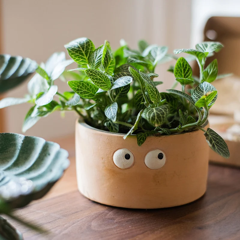 セメント 観葉植物鉢 植木鉢 たる形 アメリカンカントリーアート 底穴付き 通気性 シンプル フラワー おしゃれ 手作り彩磁 玄関 サボテン 鉢植え 盆栽