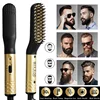New Hair Straightener Quick Heated Electric Hot Comb Professional Negative Ion  Anti-Scalding Ceramic Beard Straightener Brush 6