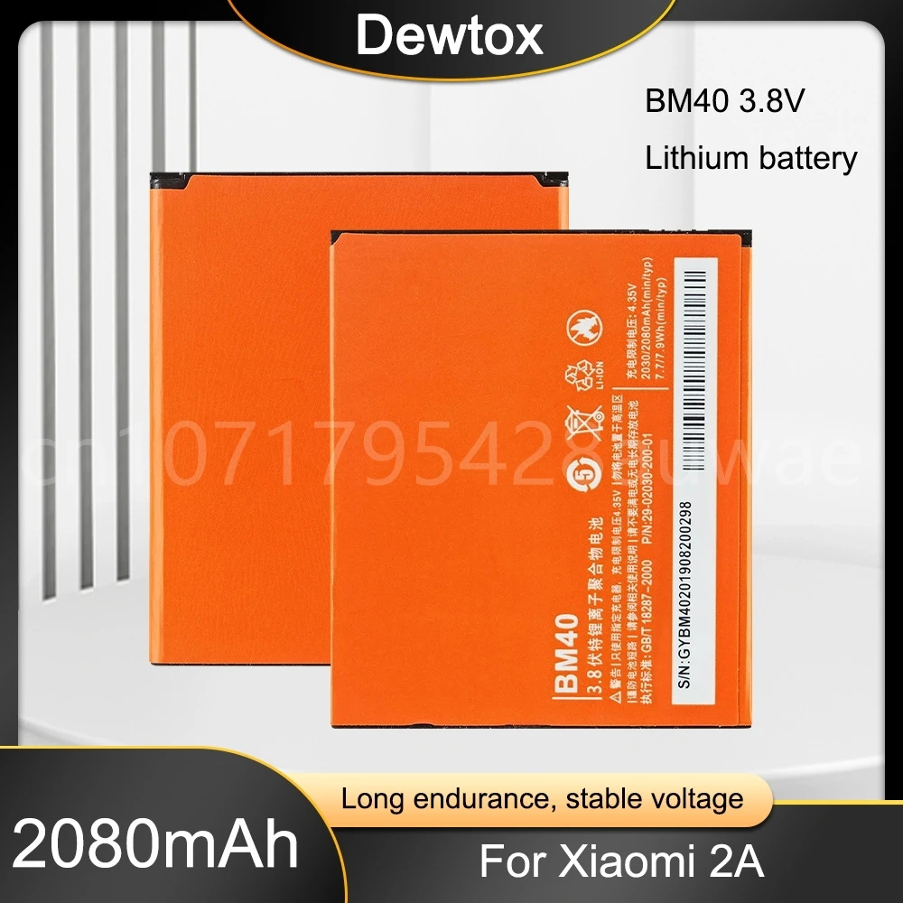 Batteria Di Ricambio Per Xiaomi Mi Per Xiaomi Mi Redmi 1 1S Batteria Bm40 Batteria Ricaricabile Per Telefono 2030Mah