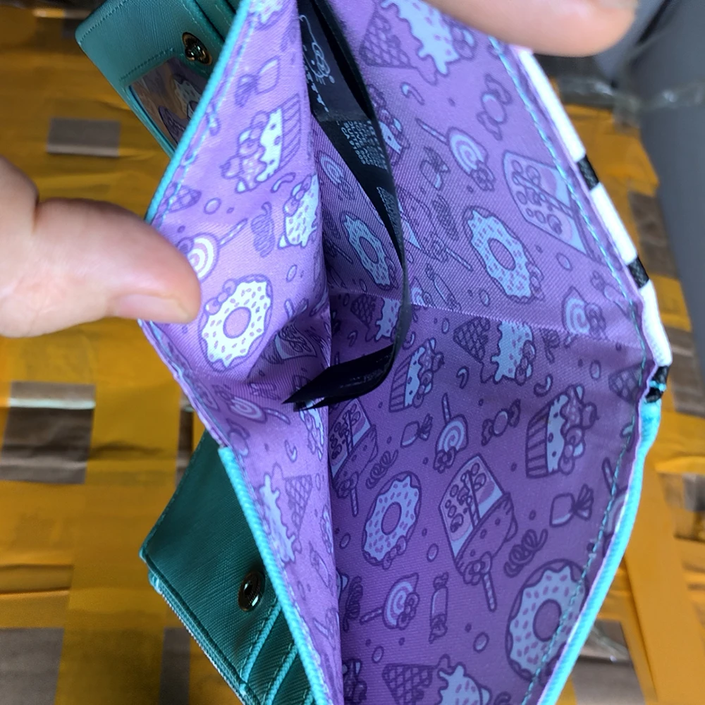 New Kitty Loungefly Wallet Clutch Purse Women'S Purse Card Bag Double Fold Coin Purse Card Package Girlfriend Gifts