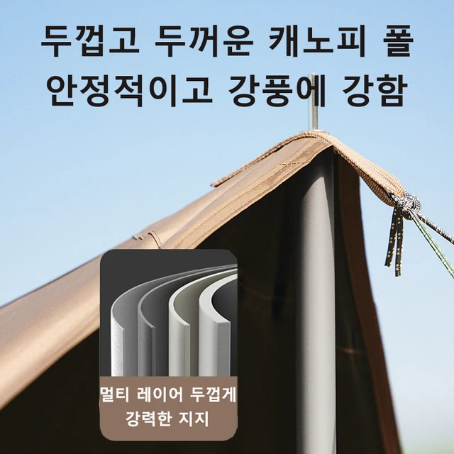 야외 모험에 필수적인 다목적 그늘막텐트