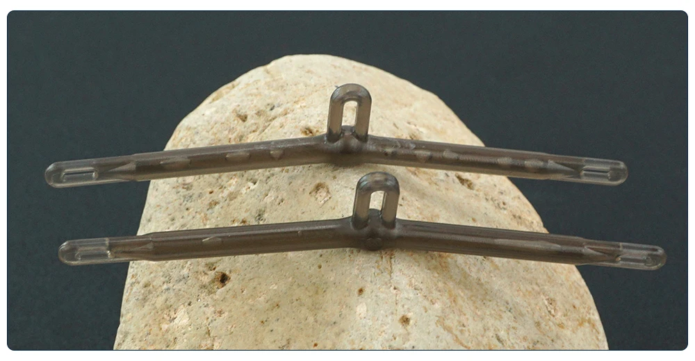 Hirisi 10 stücke Karpfen Angeln Anti Tangle Ärmel 2 Köder auf einmal Angeln Angelhaken Schnur Aligner Angeln Zubehör ah224 – Detail 5