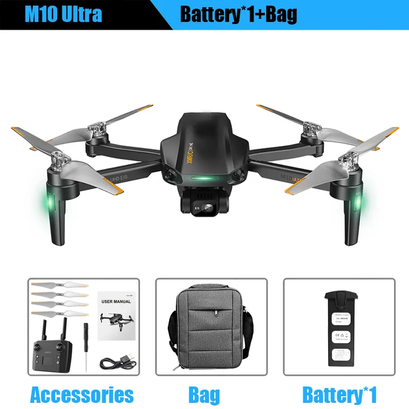 drone 4ch 2.4 g remote control quadcopter M10 Ultra Drone 4K Profesional GPS 3-Axis EIS 5G Wifi Quadcopter 5KM Distance 800M Height Brushless Motor Professional Camera RC Quadcopter store near me RC Quadcopter