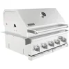 Grill built-in head, 5-Burner with Rear Burner Propane Grill, Convertible to Natural Gas, 30 inches In 3050R Island Grill Head 1