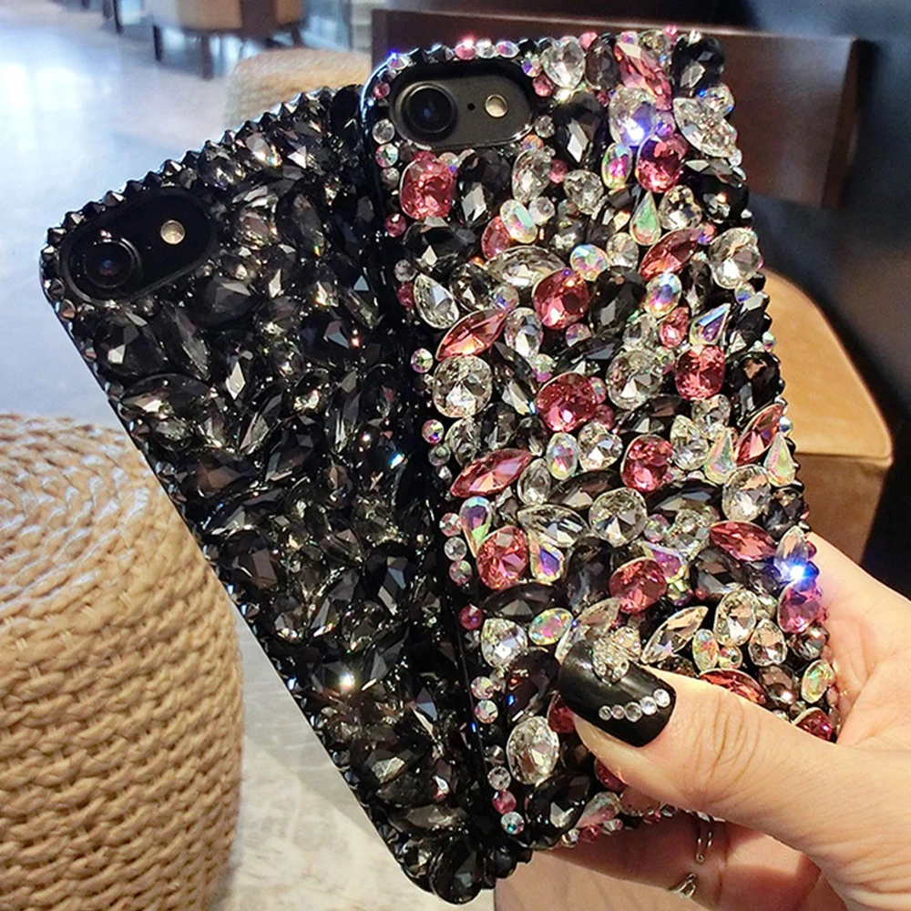 Luxury Bling Rhinestone Diamond Case for Samsung Galaxy A30, A40, A50, A60, A70, A80, A90, A51, A71, A91, Crystal Case