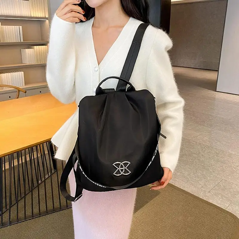 Multipurpose Hobo Purse Women Shoulder Backpack Anti-theft Mini Casual Daypack Purse Portable Travel Bag For Business Trips