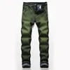 Jeans Denim Men New Green Stretch Plus Size Casual Straight Fashion Brand Classic High Quality Pants 1