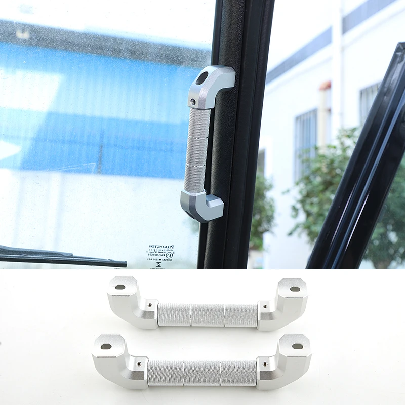 

For Land Rover Defender 90 110 130 2014-18 Car Styling Aluminum Alloy Car Interior Door Handle Trim Part Car Accessories