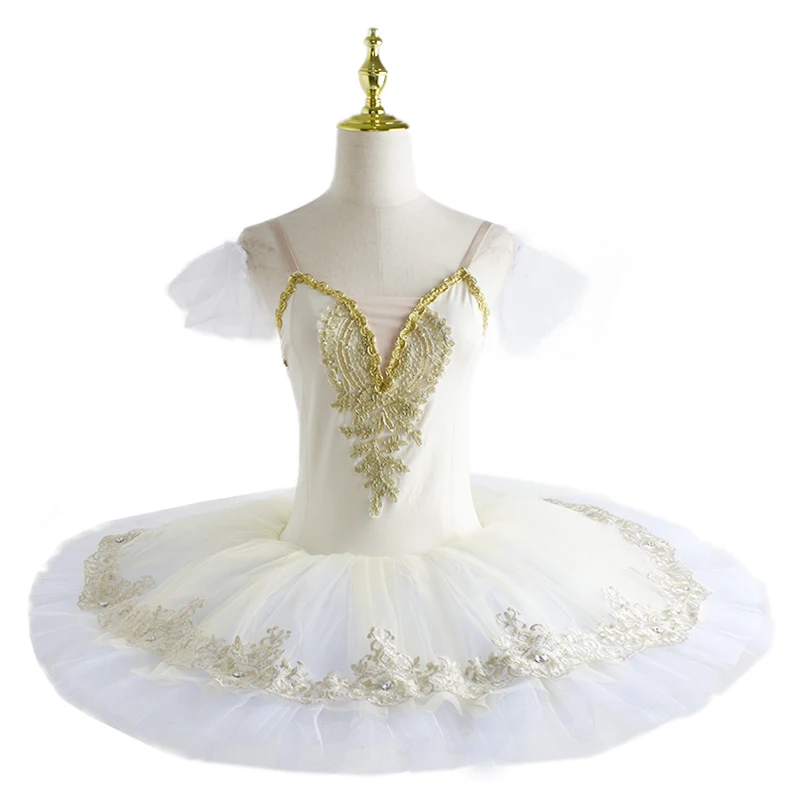 

2023 Ballet Tutu Skirt Sling Children White Swan Lake Dance Performance Costumes Beauty Dance Clothing