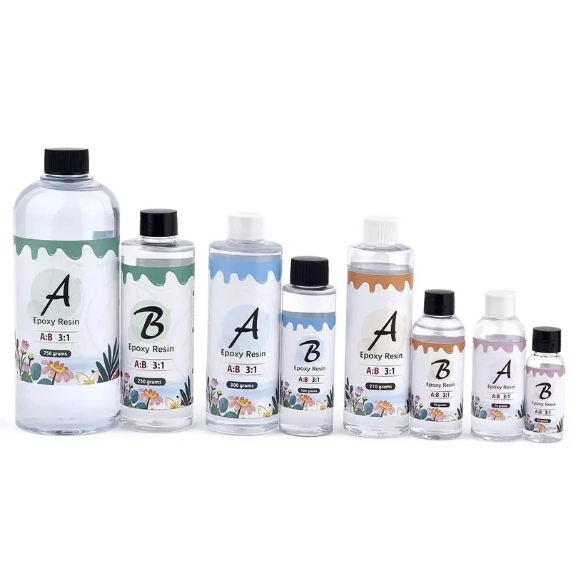 Kit Di Resina Epossidica Colata Profonda Colata Vendita Calda River Table Colla Di Cristallo Resina Epossidica Sfusa 3:1