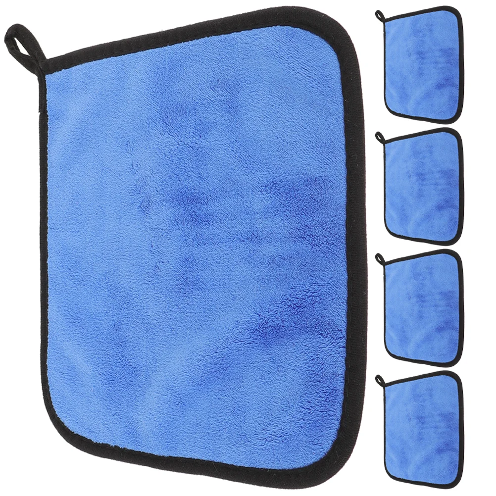 

5 Pcs Pole Cloth Snooker Club Cleaner Billiard Cue Slicker Cleaning Towel for Stick Shaft Coral Fleece