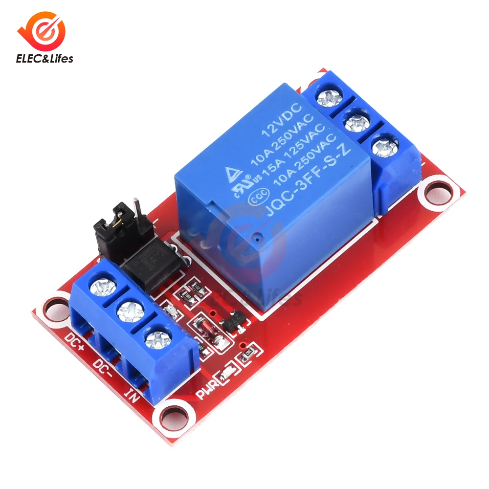 5V 9V 12V 24V One 1 Channel Relay Module Board Shield with optocoupler ...