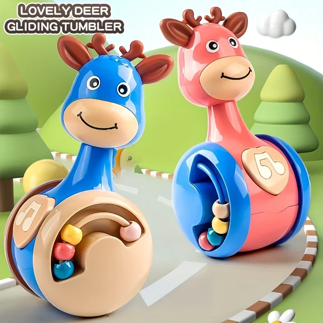 Roly Poly Baby Toy 6-12 Months – Wobbler for Climbing & Early Learning 1