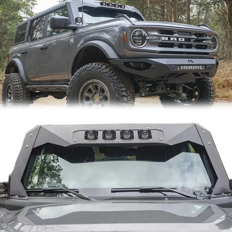 

Spedking new product for 2022 Ford Bronco Fabfours ViCowl Raptor Car Accessories