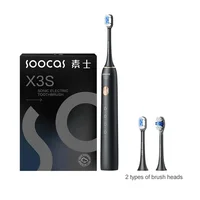 SOOCAS X3S Adult Sonic Electric Smart Toothbrush IPX8 Waterproof 180 Days Battery Life Ultrasonic Soft Cloud Toothbrush Heads 2