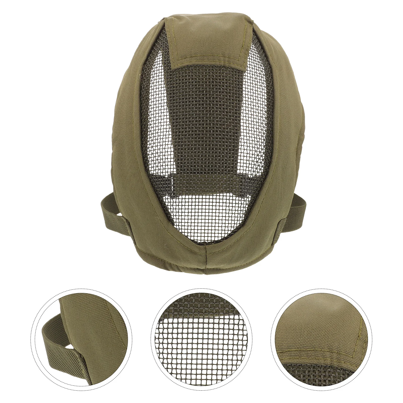 

Full Face Steel Mesh Mask Style Mask Adjustable Protective Mask