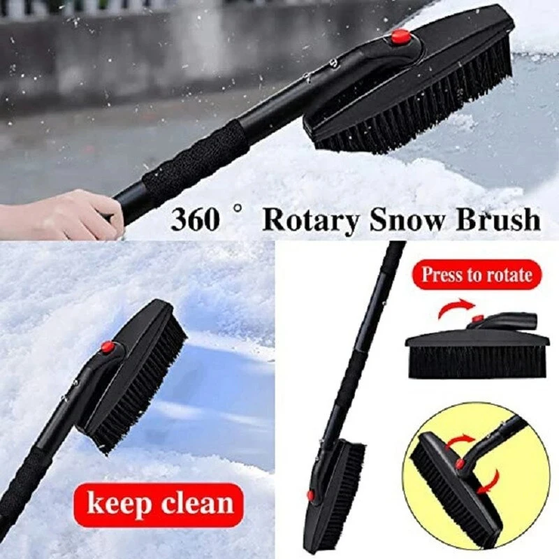 3 In 1 Detachable and Telescopic Car Winter Stainless Steel Snow Shovel Snow Shovel Ice Brush for Car Truck