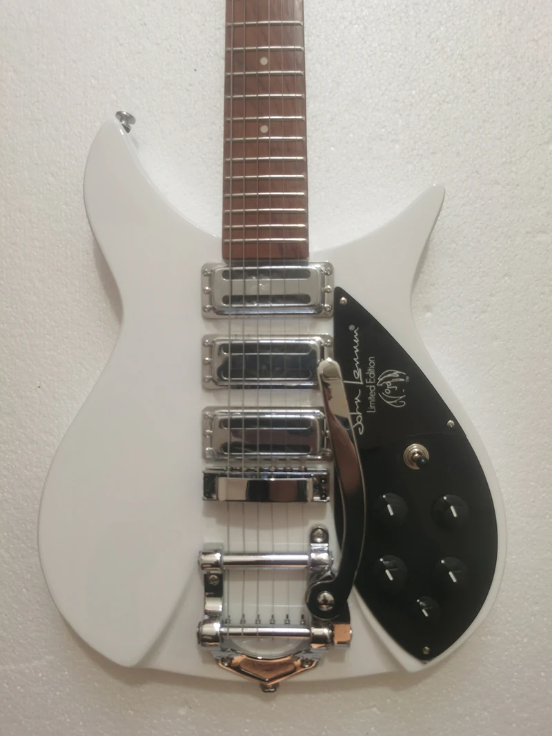 High quality Rickenbacker 325 electric guitar, vibrato system bridge, Seven day delivery in the US，white guitar，In stock