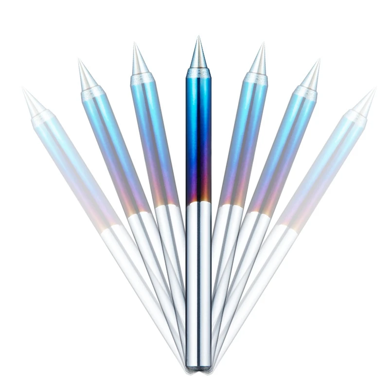 

DSPIAE KB-S Tungsten Steel Titanium Plating Carving Needle 3.175mm Shank for Military Hobby Model DIY Element Hand Tools