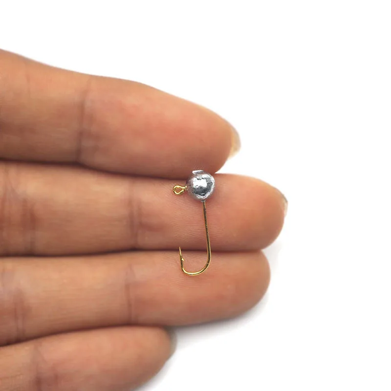 10 Stück/Set Micro Jig Head Angelhaken 1g-5g Eisangelhaken Mini Crank Jig Fischhaken Weicher Köder Angelzubehör – Detail 9