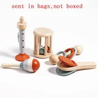 5Pcs Baby Musical Instruments Sensory Rattle Toys Early Educational Baby Musical Toys Montessori Toys Birthday Gifts for Kids 5