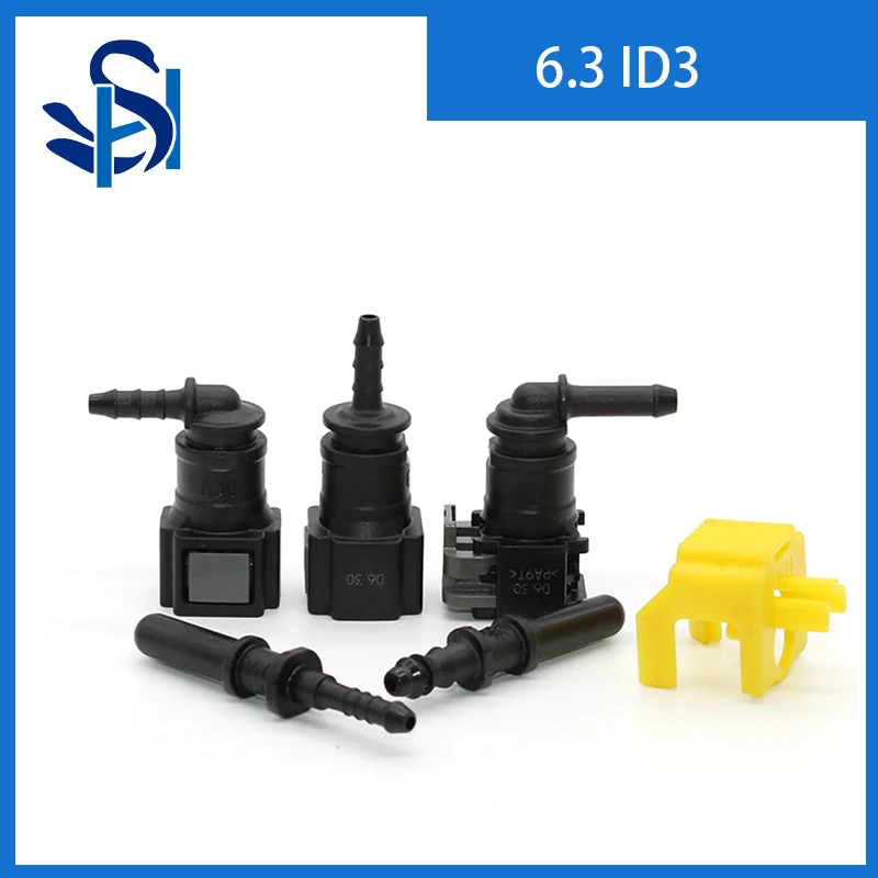 6.3 ID3 Mini Tube with AUTO-Lock Auto Car Fuel Line Hose Coupler Quick Release Connector Carburetor Part