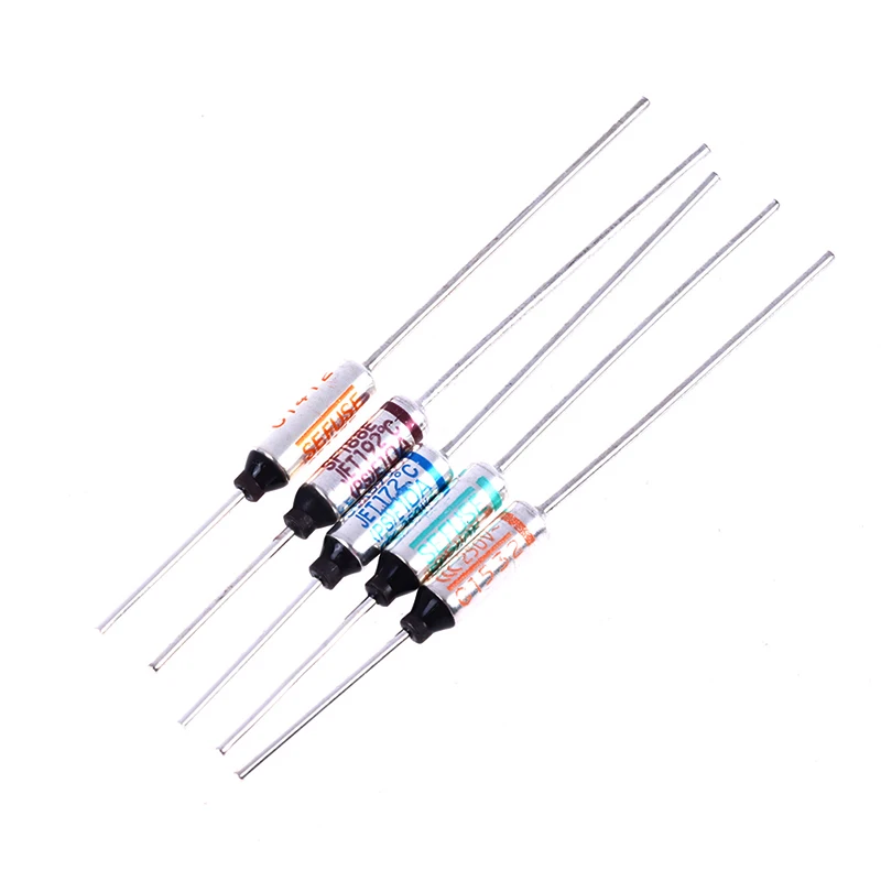 Thermal Fuses 10Pcs for Rice Cooker 250V 113℃-240℃ thermal fuse