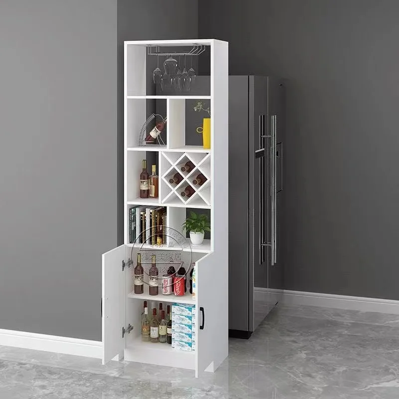 Liquor Storage Wine Cabinet Modern Display Living Room Wall Wine Cabinet Simplicity Home Estante Vinos European Furniture QF50JG