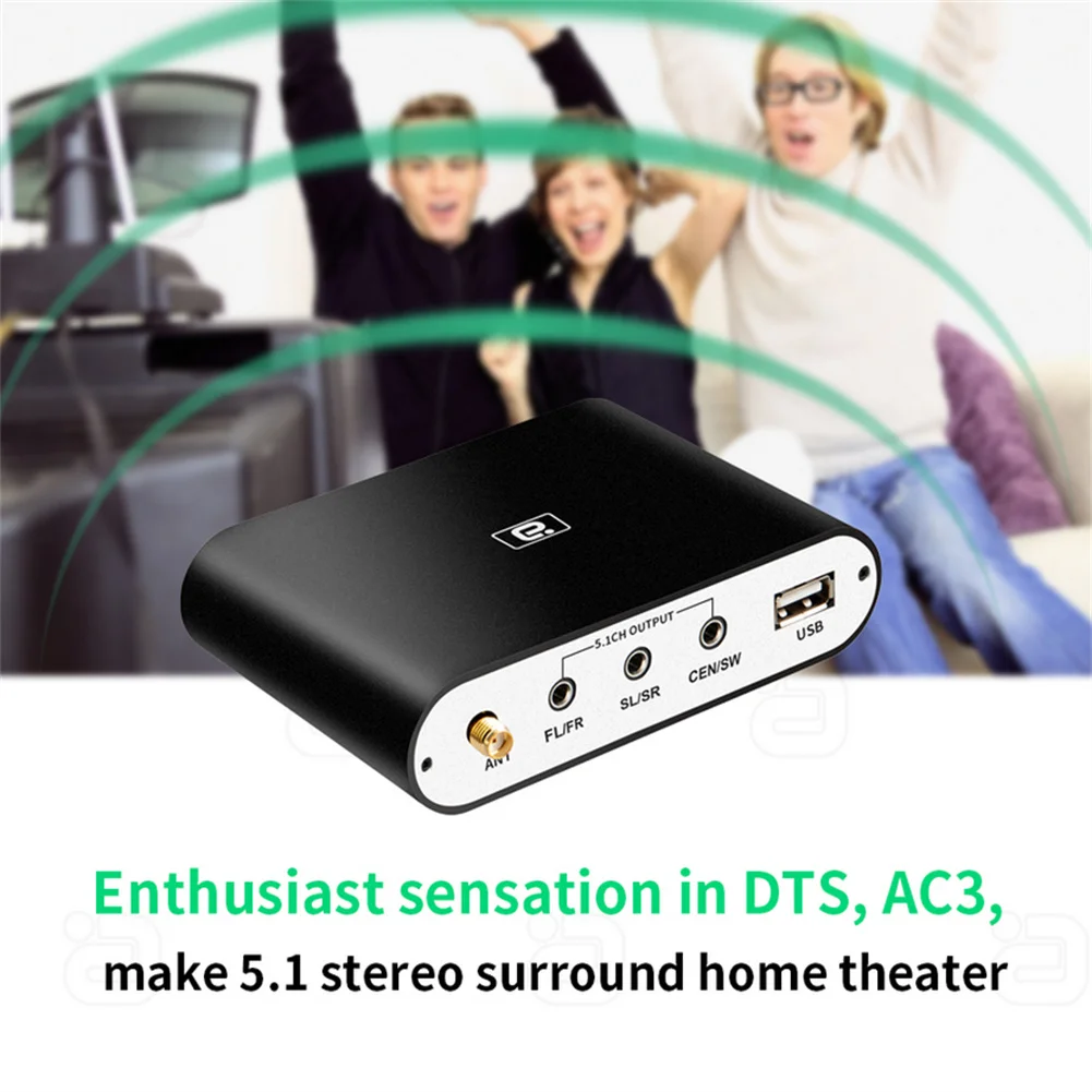 

Audio Decoder Converter Receiver DAC Wireless Audio Adapter Coaxial AUX USB Disk Play For Home Appliance Store Conference Room