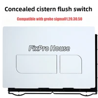 แผงปุ่มกดชักโครกสีขาว รุ่น 115.770 สำหรับถังเก็บน้ำในห้องน้ำ ใช้ได้กับ Geberit Sigma 01/20/30/50 UP300 UP320 อุปกรณ์เสริม 1