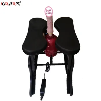 2 Types Sex Chair Furniture Vibrators Toys for Women Men Couples 18+ Adults Games Telescopic Dildo Metal Frame Bdsm Gear SexShop 4