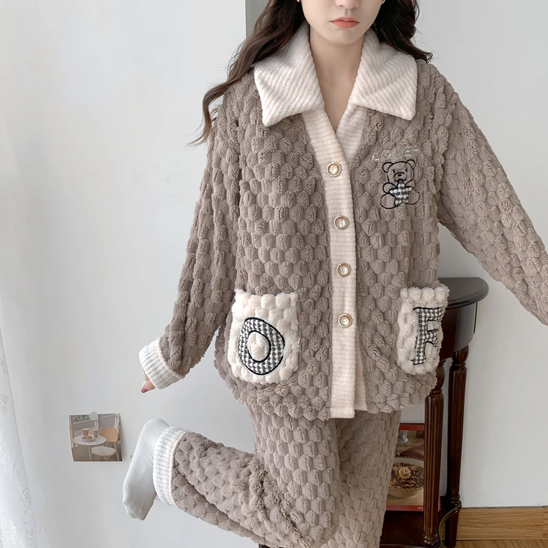 autumn-winter-flannel-maternity-nursing-sleepwear-sets-3d-jacquard-breastfeeding-pajamas-for-pregnant-women-pregnancy-home-wear