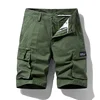 Loose Cropped Pants Men's High-End Jungle Mountaineering Summer New Cargo Shorts Casual All-Matching Straight Multi-Pocket Pants 2