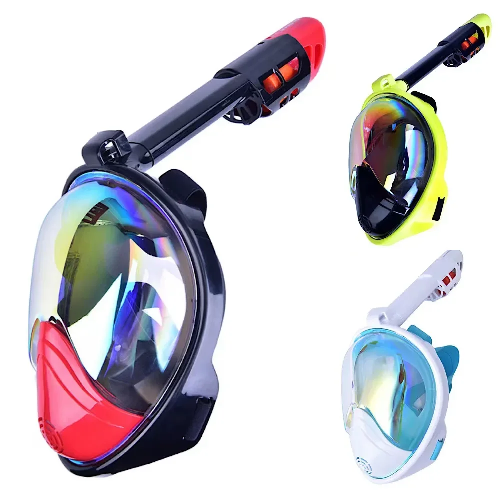 NEW UV Anti Fog Diving Full Face Mask Plating Underwater Glasses Wide Scuba Snorkeling Adults Scuba Spearfishing DIve Equipment