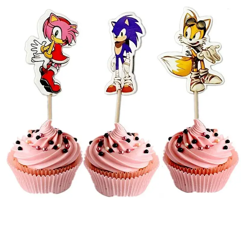 Sonic the Hedgehog Cake Stickers | Cake Stickers | Sonic the Hedgehog Cake  Topper | Sonic the Hedgehog Cake | Sonic the Hedgehog Cupcakes | Sonic the