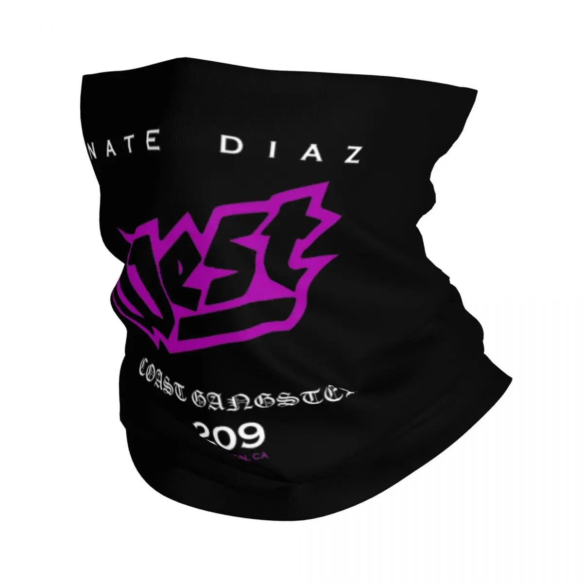 

Бандана West MMA для бокса и джиу-джитсу, накидка на шею, шарф с принтом Nate Diaz для лица, теплая маска для лица для езды на велосипеде, унисекс, для взрослых, ветрозащитная