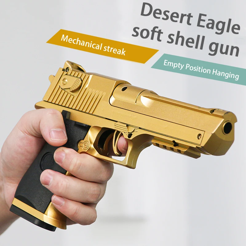 Desert Eagle Mechanical Firing Toy Pistol