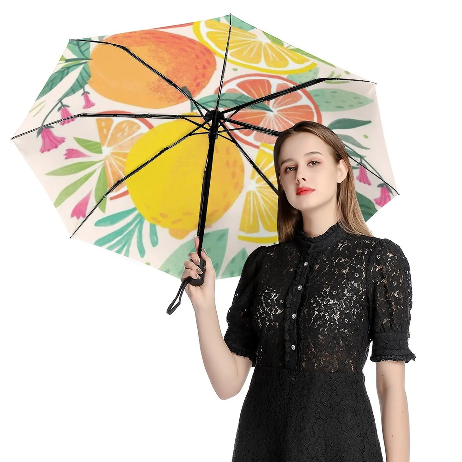 

Automatic Umbrella Rain Sun Rain Anti Uv Windproof Beach Umbrella Girl Parasol Folding Parasol Umbrellas Rain Women Portable58