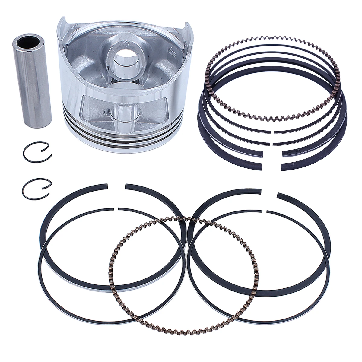 Luxuypon - Juego De Anillos De Pistón De 88 Mm, Kit De Reconstrucción Para Hon-da GX390 GXV390 GX 390 13HP 190F Motor Generador Bomba Lavadora A Presión Motor Piezas