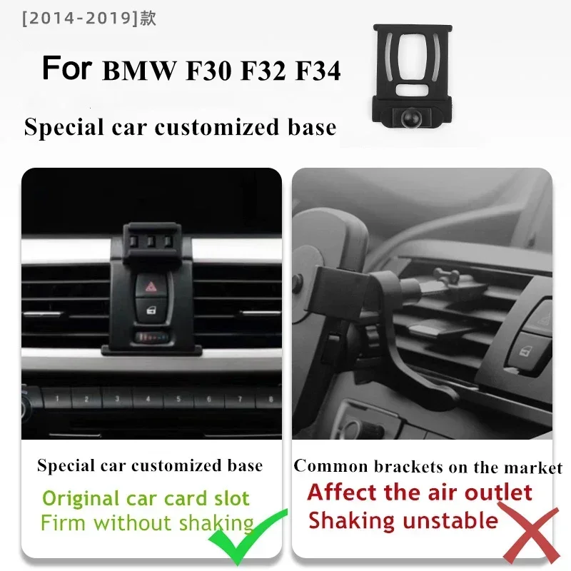 2014- For BMW 4 Series F32 F33 F36 Mobile Phone Holder Wireless Charger Car Phones Mount Navigation Bracket GPS Support