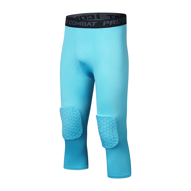 Padded Compression Leggings Youth Leggings With Knee Pads