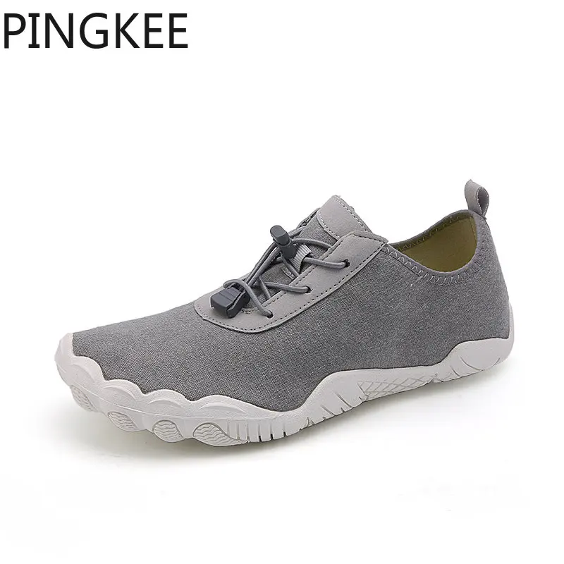 

PINGKEE Ultra Quick Drainage Lining Water Sneakers Men Air Mesh Upper Lightweight Shed Dry Water Grippy Beach Aqua Hiking Trails