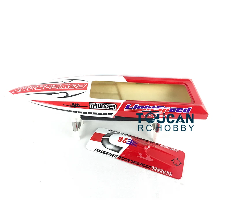 DT E26 Prepainted RC Racing Ship KIT Radio Control High-speed Boat Hull Only for Advanced Player TH02632-SMT7 2