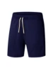 Men's Shorts Casual Pants Summer New Solid Color Lace-up Sweatpants  Outdoor Running Jogger Fitness Workout Knee Length Short 2