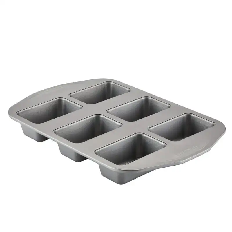 

Bakeware Mini Loaf Pan, 6-Cup, Gray