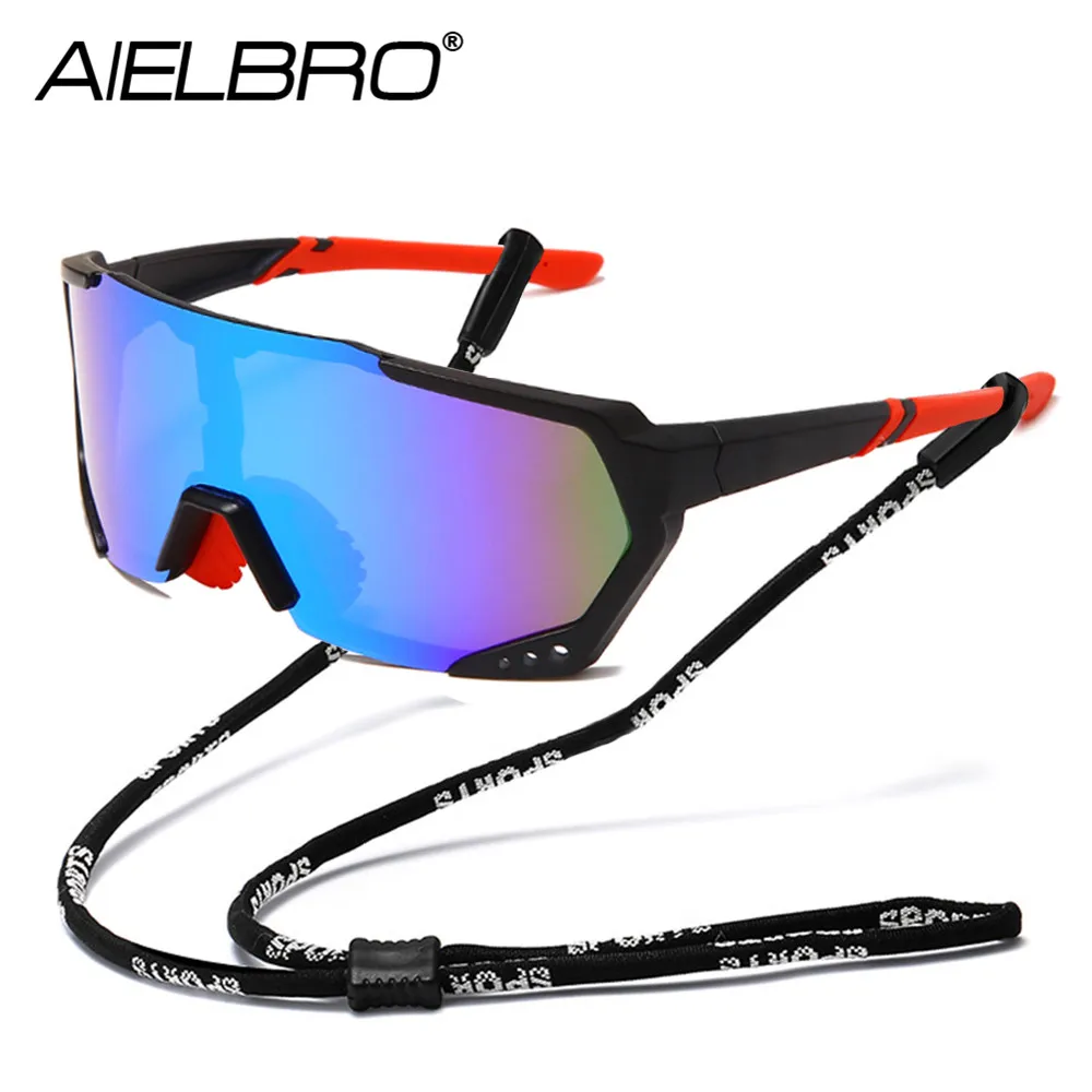 

AIELBRO Men's Sunglasses Sets Bicycle Sunglasses Polarized Men Cycling Eyewear Cycling Glasses for Men Sunglasses Women 2022