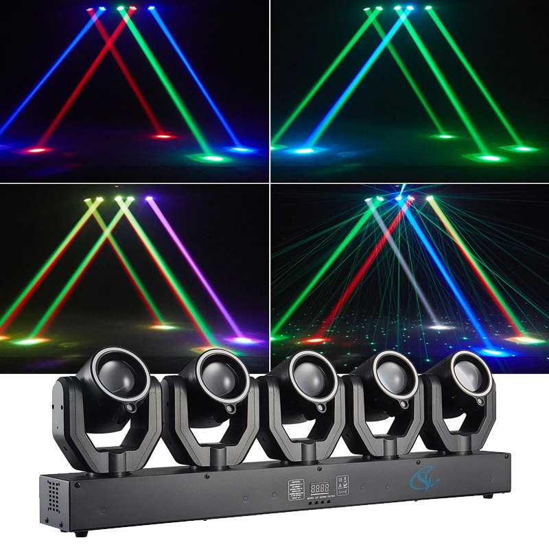 รูปสินค้า เครื่องจับแสงสี LED 180W 4IN1 พร้อม DMX512 สำหรับงานอีเวนต์